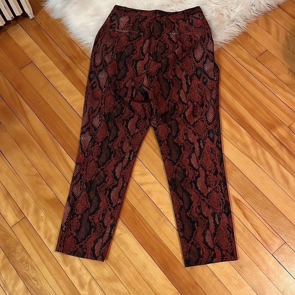L’agence Ludivine Snakeskin Cropped Trouser Pant - Picture 9 of 11
